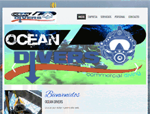 Tablet Screenshot of oceandivers-mexico.com